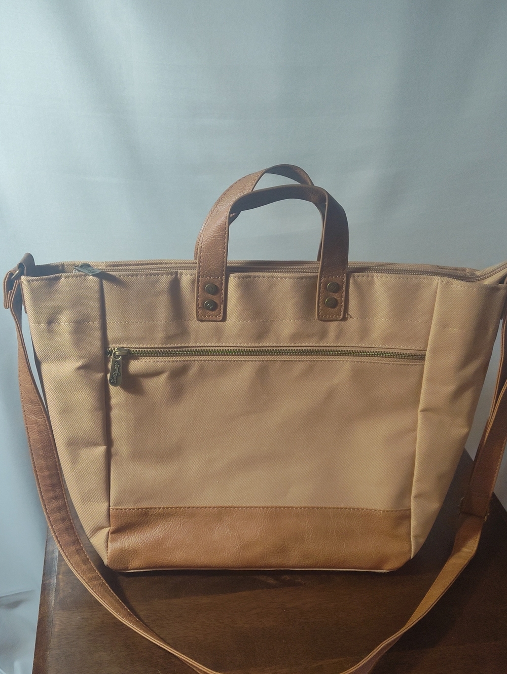 Laptop Bag, Thirty One, Camel Color